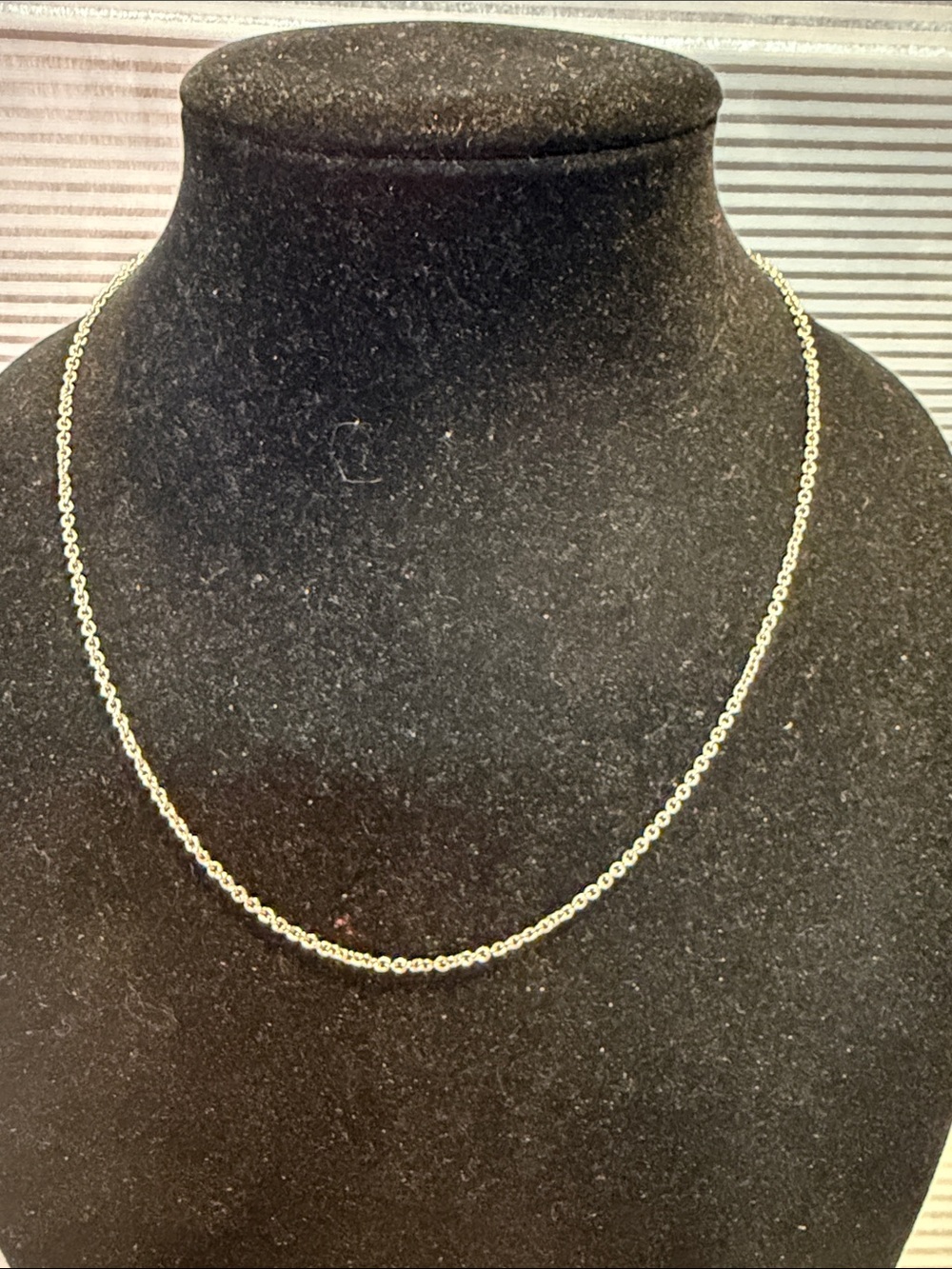 Delicate silver Cable Link Necklace for Women